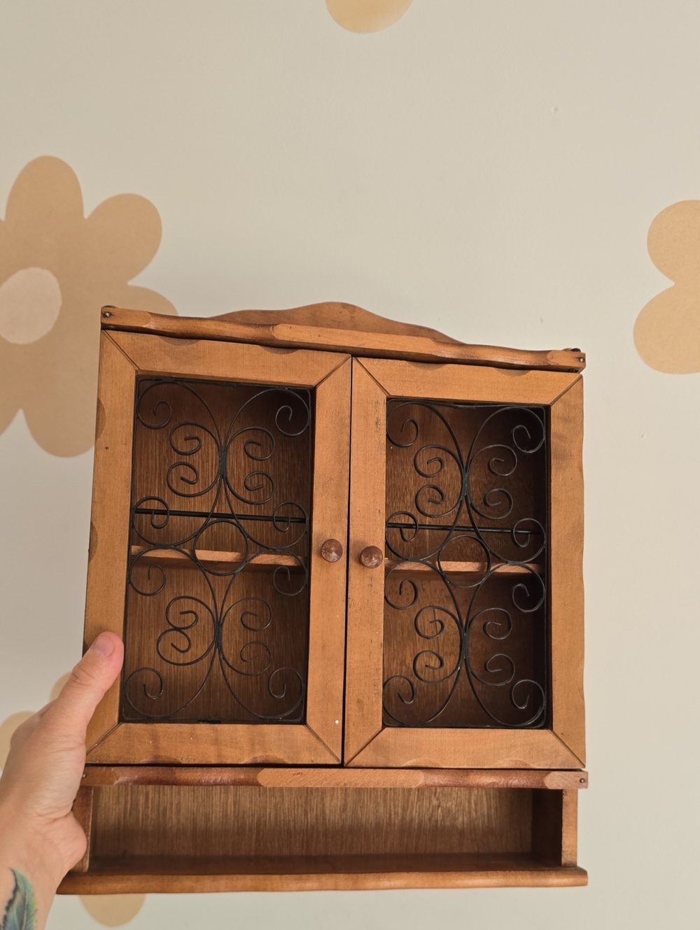 Vintage Wooden Spice Rack